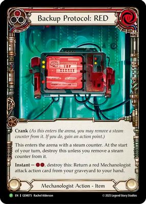 Backup Protocol: RED