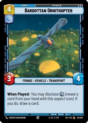 Bardottan Ornithopter