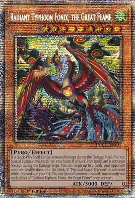 Radiant Typhoon Fonix, the Great Flame (Starlight Rare)