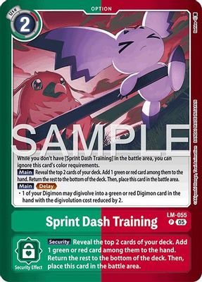 Sprint Dash Training