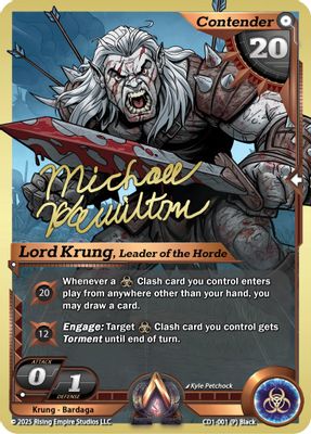 Lord Krung, Leader of the Horde
