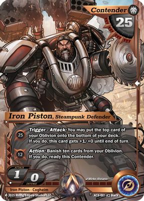 Iron Piston, Steampunk Defender