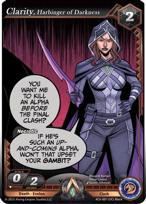Clarity, Harbinger of Darkness