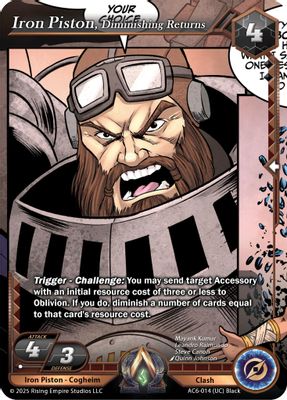 Iron Piston, Diminishing Returns