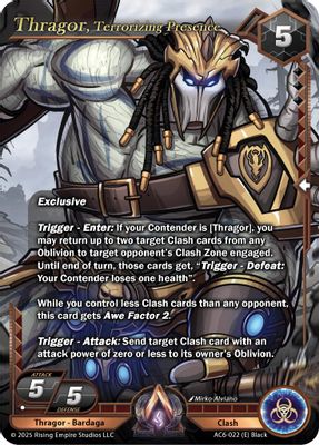 Thragor, Terrorizing Presence