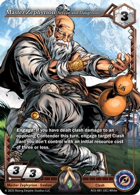Master Zephyrion, Serene and Dangerous