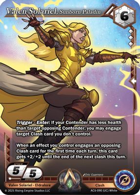 Valen Solariel, Sunborn Paladin