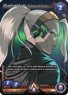 Shadowblade, Enhanced Senses