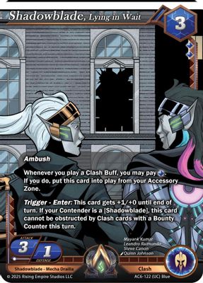 Shadowblade, Lying in Wait