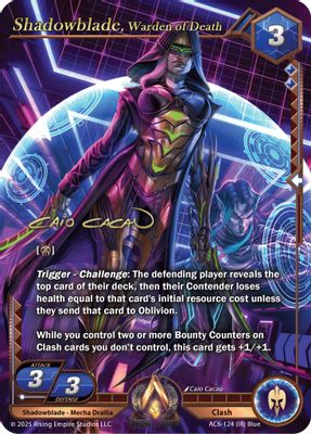 Shadowblade, Warden of Death (Iconic Rare)