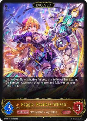 Reggie, Peerless Artisan (Evolved)