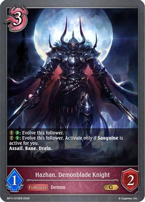 Hazhan, Demonblade Knight