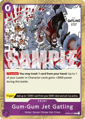 Gum-Gum Jet Gatling (Reprint)