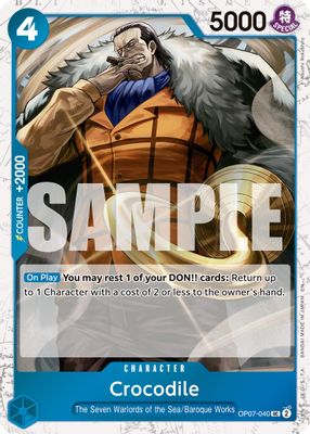 Crocodile - OP07-040 (Pirate Foil)