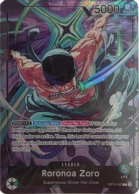 Roronoa Zoro - OP12-020 (Official Playmat Limited Edition Vol.4)