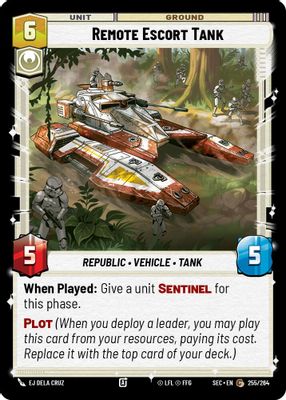 Remote Escort Tank