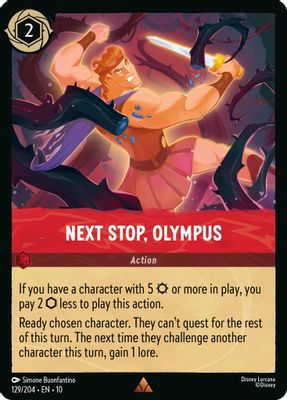 Next Stop, Olympus