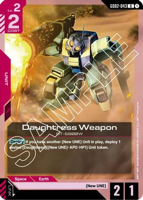 Daughtress Weapon