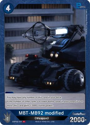 MBT-MB92 modified (EBP02-031)