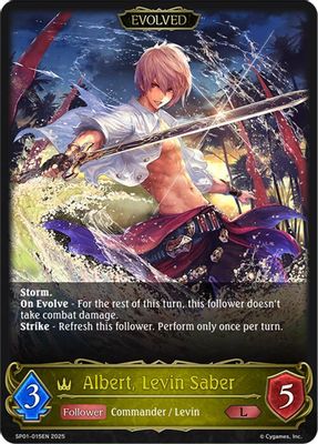 Albert, Levin Saber (Evolved)