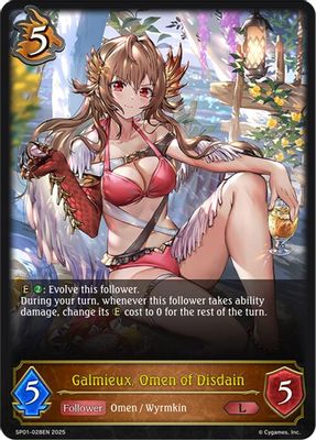 Galmieux, Omen of Disdain
