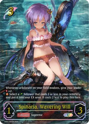 Spinaria, Wavering Will (U)