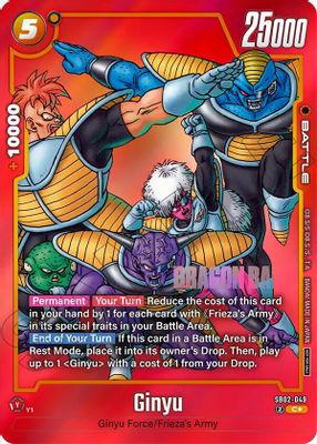 Ginyu - SB02-049 (Limited Pack MANGA Version 02)