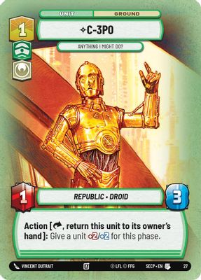 C-3PO - Anything I Might Do? (Foil)
