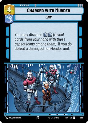 Charged with Murder (Foil)