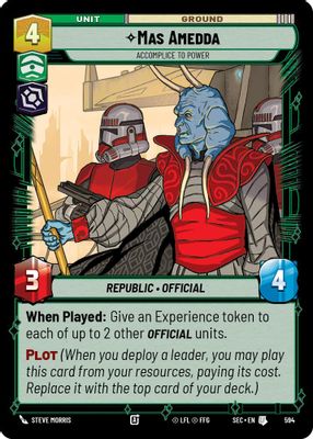 Mas Amedda - Accomplice to Power (Foil)