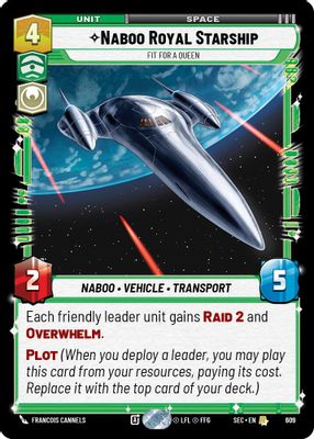 Naboo Royal Starship - Fit For A Queen (Foil)