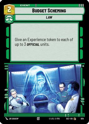 Budget Scheming (Foil)