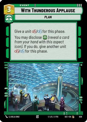 With Thunderous Applause (Foil)