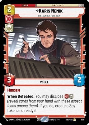 Karis Nemik - Freedom is a Pure Idea (Foil)