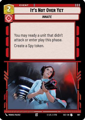 It's Not Over Yet (Foil)