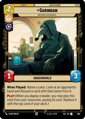 Garindan - Information Broker (Foil)