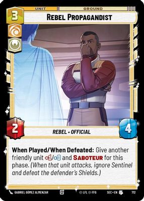 Rebel Propagandist (Foil)