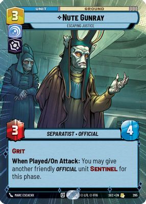 Nute Gunray - Escaping Justice (Hyperspace)