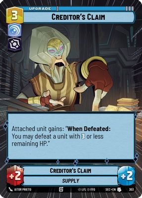 Creditor's Claim (Hyperspace)