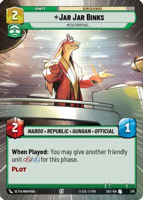 Jar Jar Binks - Mesa Propose (Hyperspace)