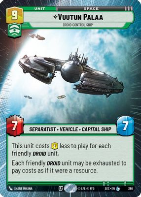 Vuutun Palaa - Droid Control Ship (Hyperspace)