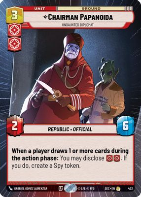 Chairman Papanoida - Undaunted Diplomat (Hyperspace)