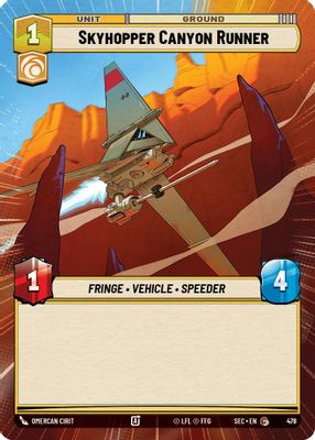 Skyhopper Canyon Runner (Hyperspace)