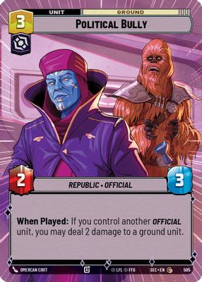 Political Bully (Hyperspace)