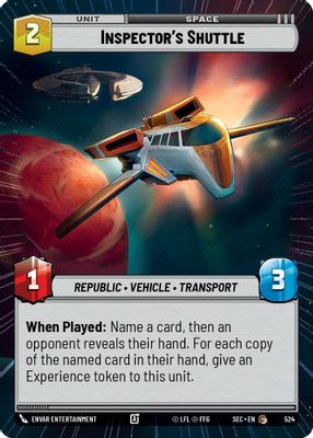 Inspector's Shuttle (Hyperspace)