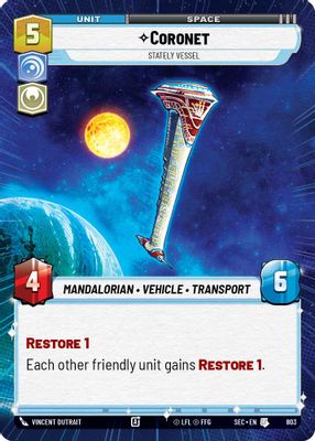 Coronet - Stately Vessel (Hyperspace Foil)