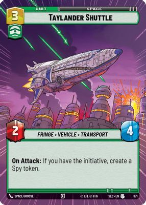 Taylander Shuttle (Hyperspace Foil)