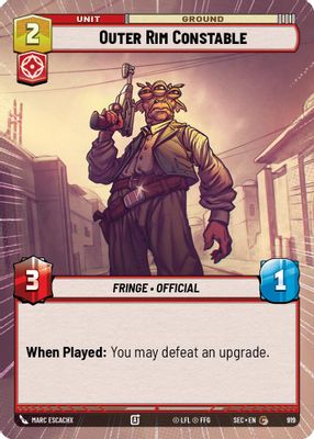 Outer Rim Constable (Hyperspace Foil)