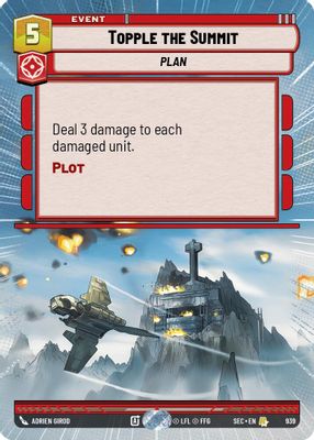 Topple the Summit (Hyperspace Foil)
