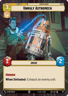 Unruly Astromech (Hyperspace Foil)